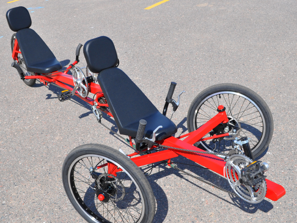 Viking Tandem Trike - home built tandem trike